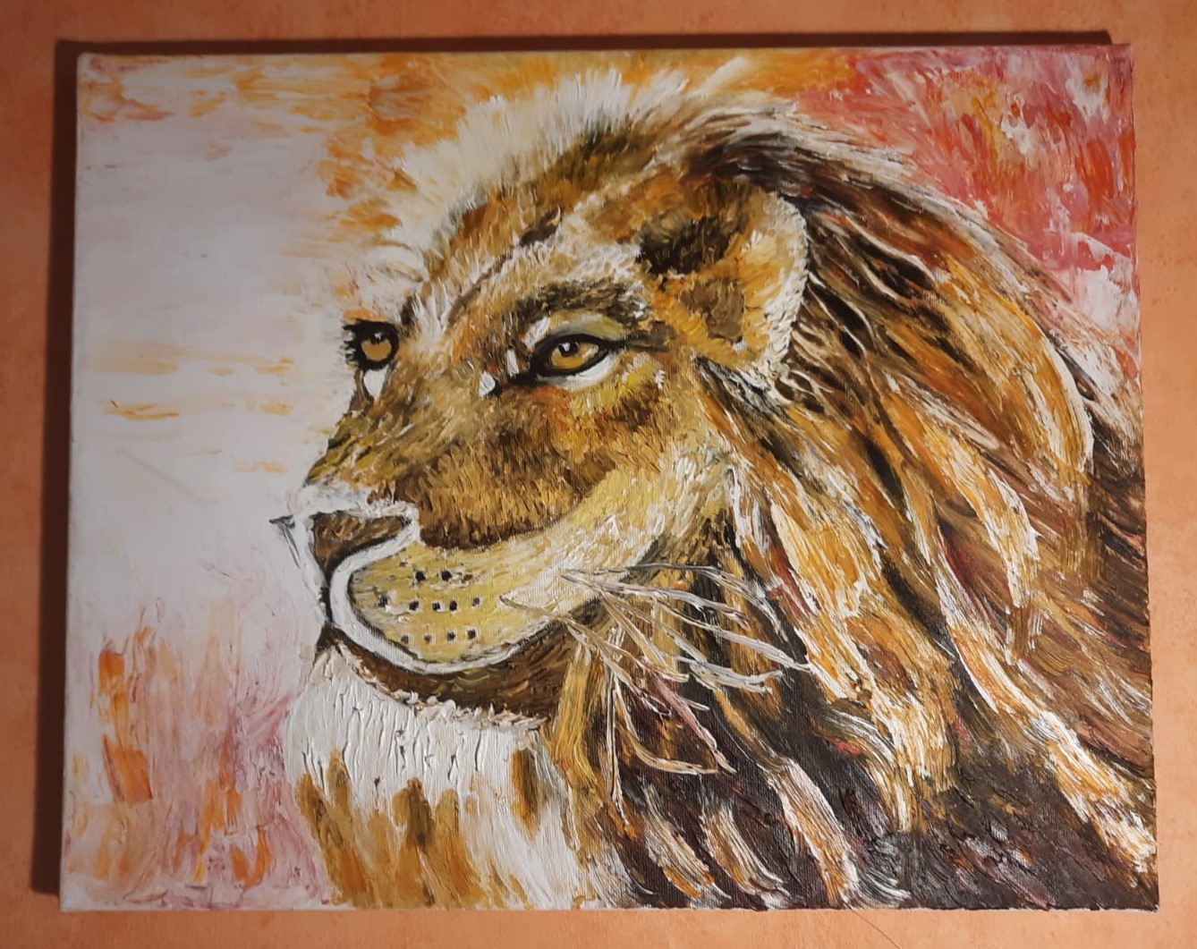 Löwe in der Serengeti
80 x 60 cm